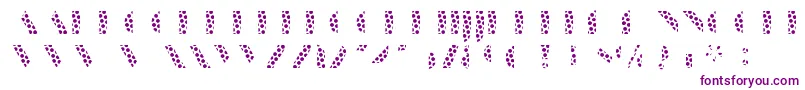 Police ManbowDots – polices violettes