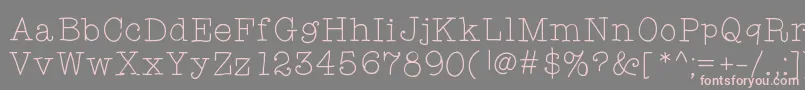 Limetart Font – Pink Fonts on Gray Background