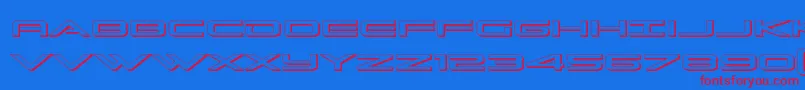More about Grandsport3D Font Grandsport3D Font – Red Fonts on Blue Background