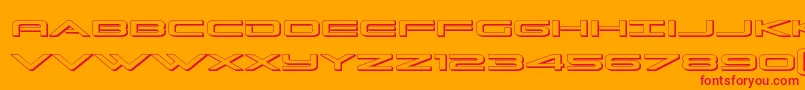 More about Grandsport3D Font Grandsport3D Font – Red Fonts on Orange Background