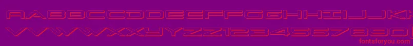 More about Grandsport3D Font Grandsport3D Font – Red Fonts on Purple Background