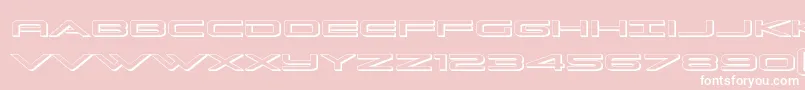Grandsport3D Font – White Fonts on Pink Background