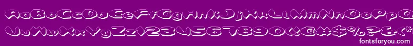 Detonv2s Font – White Fonts on Purple Background