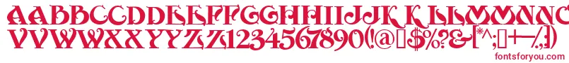 MoulinRouge Font – Red Fonts