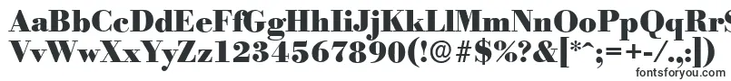 BodoniserialHeavyRegular-fontti – Tekstifontit