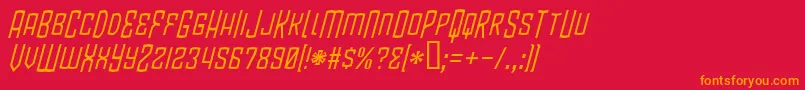 More about BlamdudeBbItalic Font BlamdudeBbItalic Font – Orange Fonts on Red Background