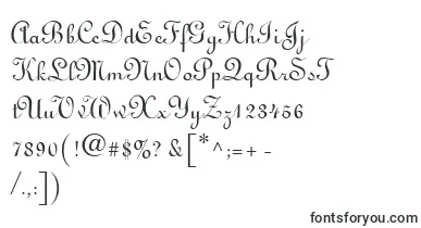 Linoscript font – letter Fonts