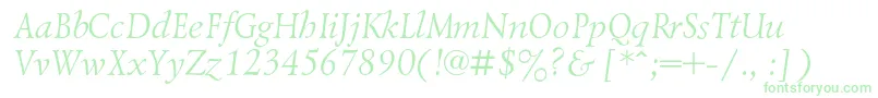 LazurskicItalic Font – Green Fonts