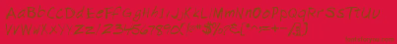 More about Napkinscriptssk Font Napkinscriptssk Font – Brown Fonts on Red Background