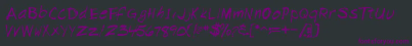 More about Napkinscriptssk Font Napkinscriptssk Font – Purple Fonts on Black Background