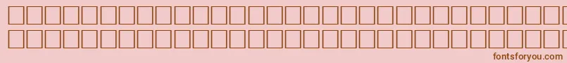 TimesitalRegular Font – Brown Fonts on Pink Background