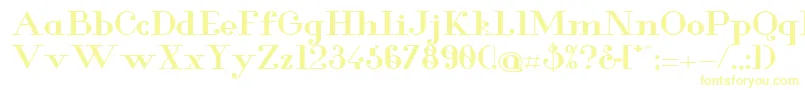 GlamorBoldextended Font – Yellow Fonts