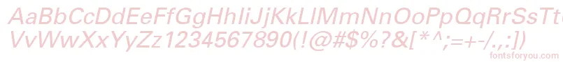 Шрифт NovaSsiItalic – розовые шрифты