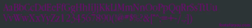 fuente GaramondnarrowgttNormal – Fuentes Moradas Sobre Fondo Negro