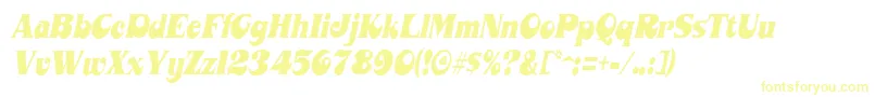 MahaneyItalic Font – Yellow Fonts