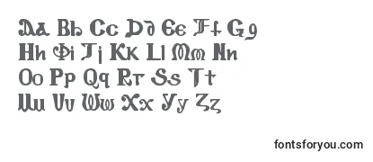 CopticEyesLatinLetters Font