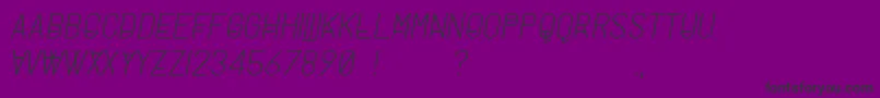 fuente MilanoTypeface – Fuentes Negras Sobre Fondo Morado