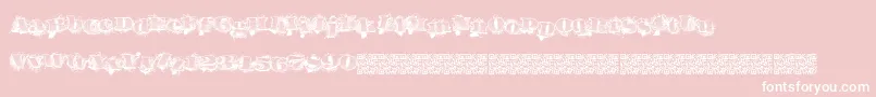 Urbanlabels Font – White Fonts on Pink Background