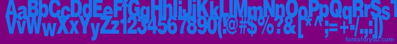 More about FireRegularTtstd Font FireRegularTtstd Font – Blue Fonts on Purple Background