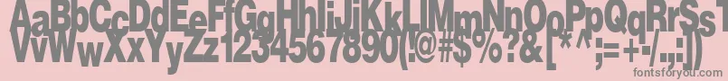 More about FireRegularTtstd Font FireRegularTtstd Font – Gray Fonts on Pink Background