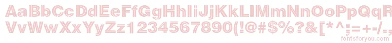 Sansdecorac Font – Pink Fonts on White Background