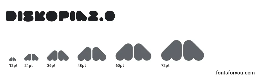 Diskopia2.0 Font Sizes