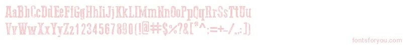 Go2OldWestern Font – Pink Fonts on White Background