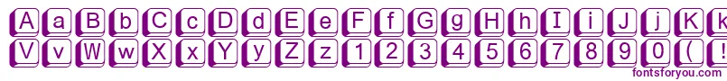 Fikey1 Font – Purple Fonts on White Background
