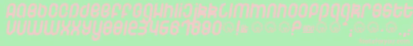 SchmottoPlotto Font – Pink Fonts on Green Background