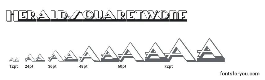 Размеры шрифта Heraldsquaretwonf