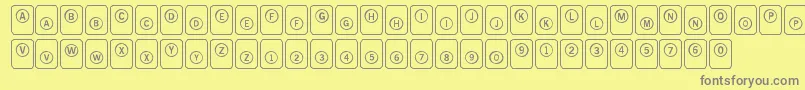 LmsPunchHappyフォントについての詳細 フォントLmsPunchHappy – 黄色の背景に灰色の文字