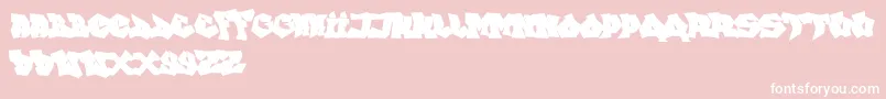 FtfIndonesianaGoGraffitiana Font – White Fonts on Pink Background