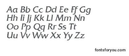 QuadratantiqueItalic Font