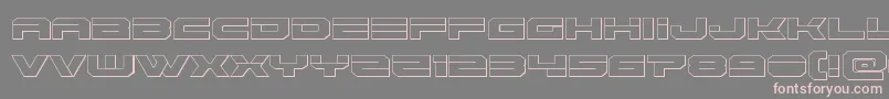 Eridanus3D Font – Pink Fonts on Gray Background