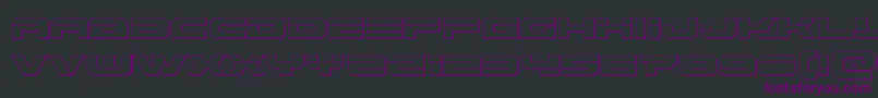 Eridanus3D Font – Purple Fonts on Black Background
