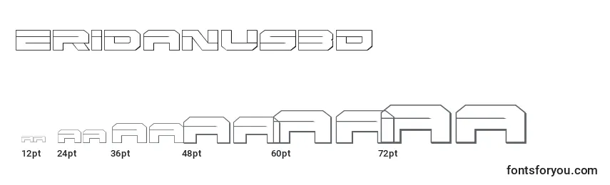Eridanus3D Font Sizes