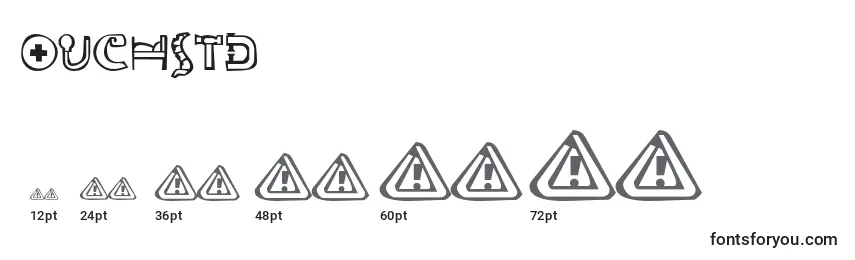 Tamaños de fuente Ouchstd