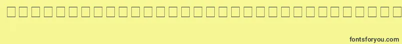 Шрифт Erascontour – чёрные шрифты на жёлтом фоне