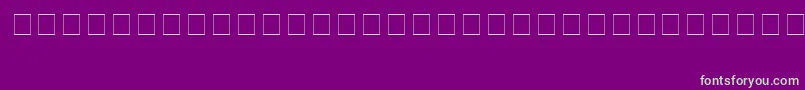 Шрифт Erascontour – зелёные шрифты на фиолетовом фоне