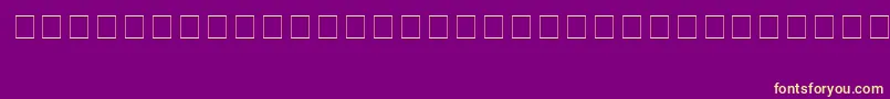 Шрифт Erascontour – жёлтые шрифты на фиолетовом фоне