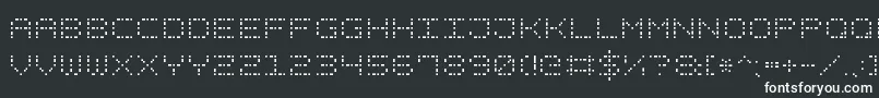 Шрифт DashDotSquare7 – белые шрифты