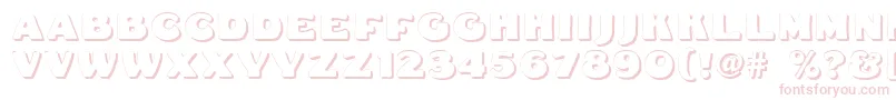 Fatfreddieshadow Font – Pink Fonts on White Background