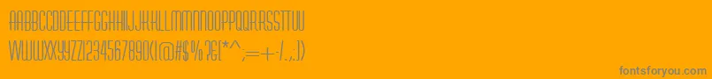 fuente AstuteRegular – Fuentes Grises Sobre Fondo Naranja