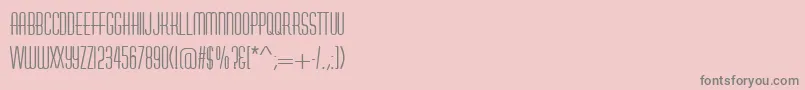 AstuteRegular Font – Gray Fonts on Pink Background