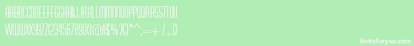 AstuteRegular Font – White Fonts on Green Background