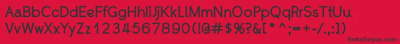 WhipsmartBold Font – Black Fonts on Red Background