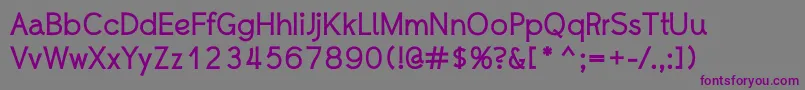 WhipsmartBold Font – Purple Fonts on Gray Background