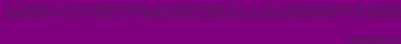 TweedyVer02112010Thunderpanda Font – Black Fonts on Purple Background