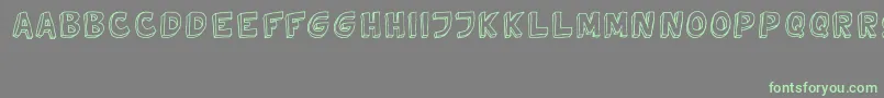 TweedyVer02112010Thunderpanda Font – Green Fonts on Gray Background