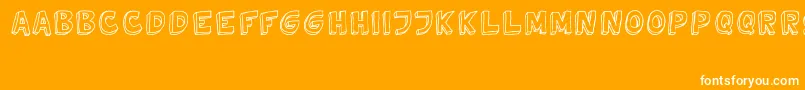 TweedyVer02112010Thunderpanda Font – White Fonts on Orange Background